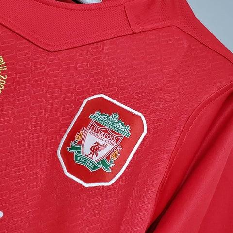 Camiseta Liverpool Retro 2005 - Rojo