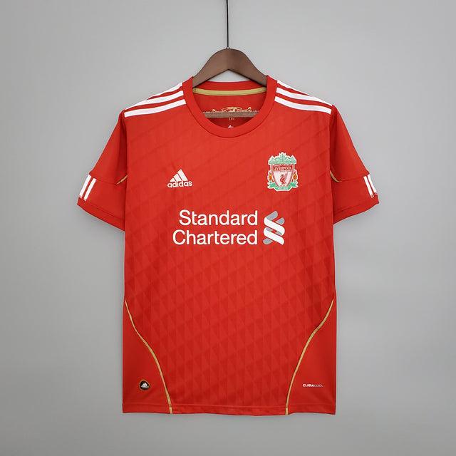 Camiseta Liverpool Retro 2010/2011 - Rojo