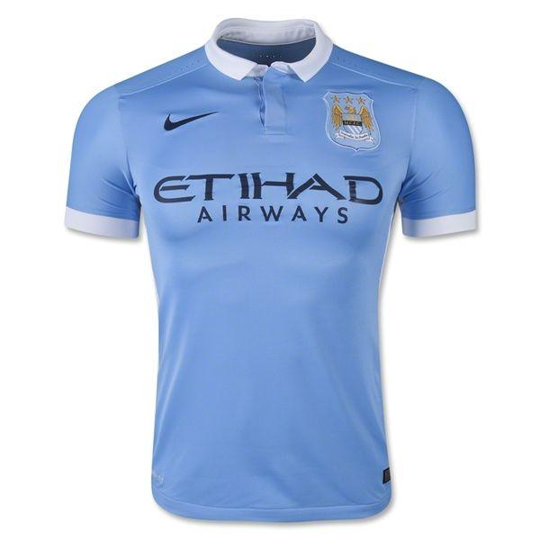 Camiseta Retro Manchester City 2015/2016 - Azul