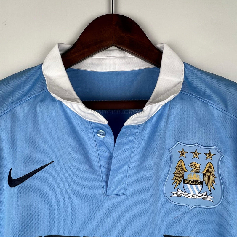 Camiseta Retro Manchester City 2015/2016 - Azul