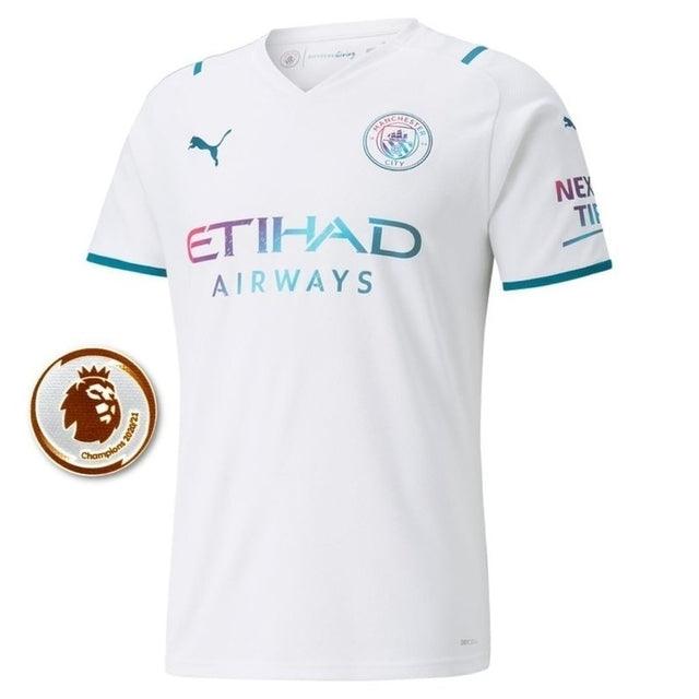 Camisa Manchester City II [Premier League] 21/22 Puma - Blanco