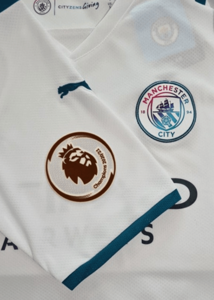 Camisa Manchester City II [Premier League] 21/22 Puma - Blanco