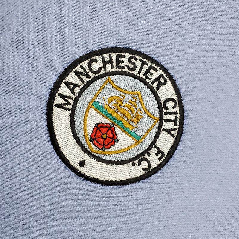 Camiseta Manchester City Retro 1972 - Azul