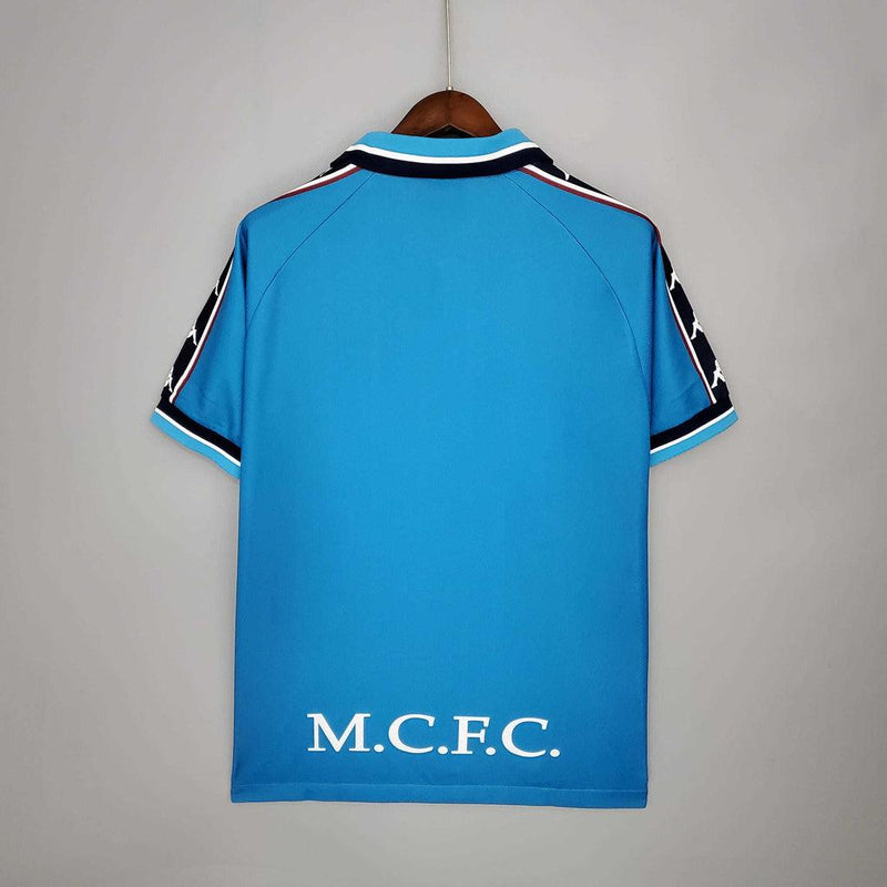 Camiseta Manchester City Retro 1997/1998 - Azul