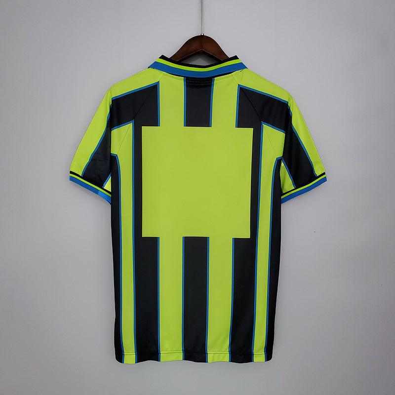 Camiseta Manchester City Retro 1998/1999 - Amarillo/Negro