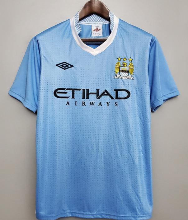 Camiseta Manchester City Retro 2011/2012 - Azul