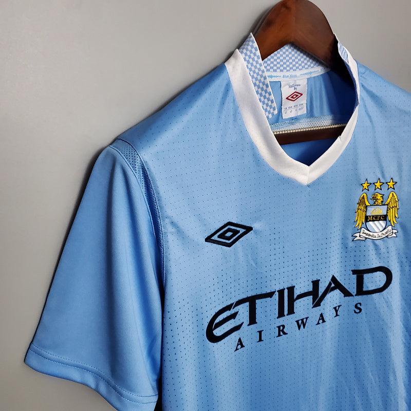 Camiseta Manchester City Retro 2011/2012 - Azul