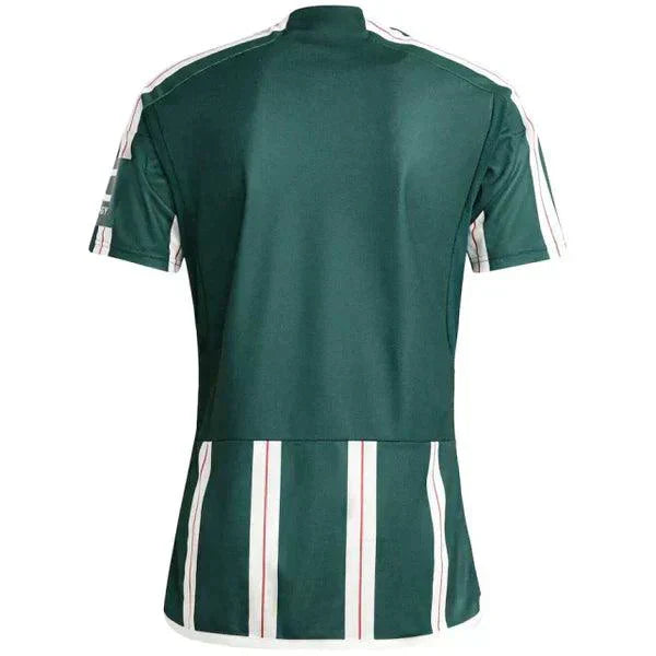 Camisa Manchester United Away 23/24 s/n° Hincha Masculina - Blanco e Verde