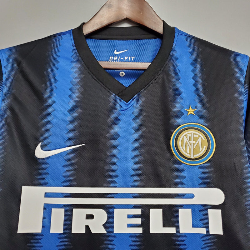 Camiseta Manga Larga Inter de Milán Retro 10/11