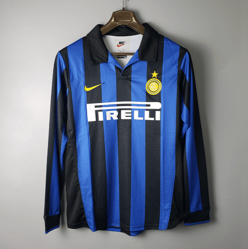 Camiseta Inter de Milán 1998 Retro Manga Larga