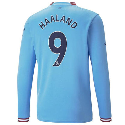 Camiseta Manga Larga Manchester City 22/23 [Haaland #9]