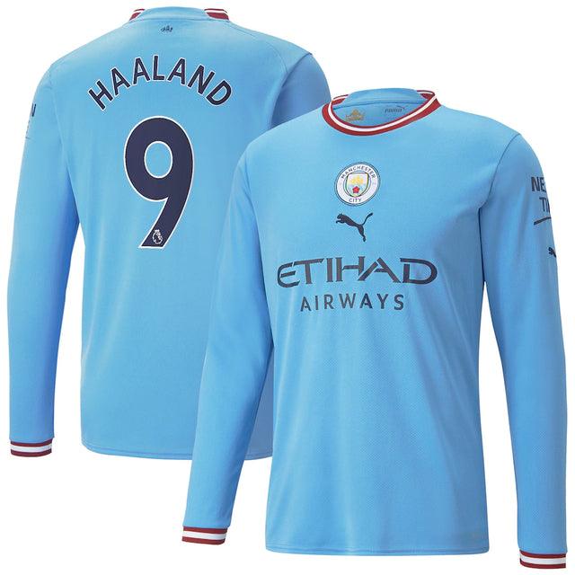 Camiseta Manga Larga Manchester City 22/23 [Haaland #9]