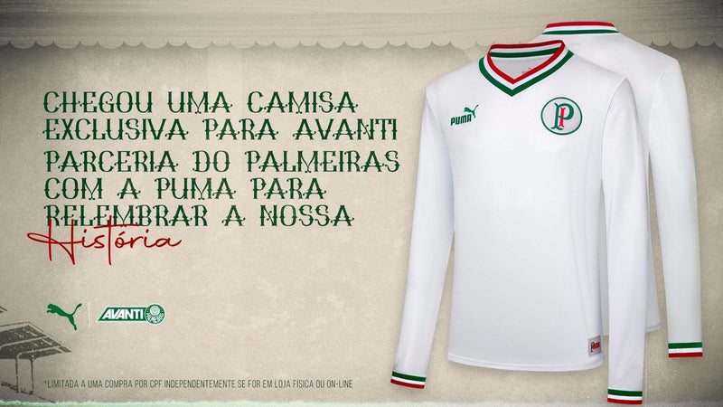 Camiseta Manga Larga Palmeiras 2022