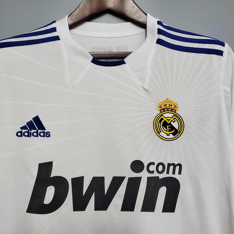 Camiseta Real Madrid Retro 2010/11 Manga Larga  - Blanco