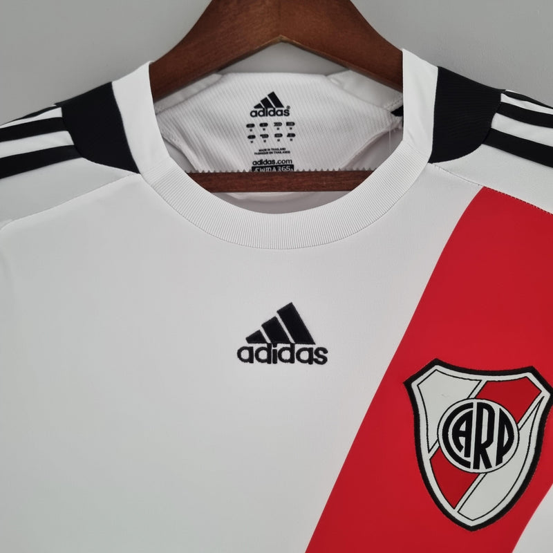 Camiseta River Plate Retro 2009/10 Manga Larga - Blanco