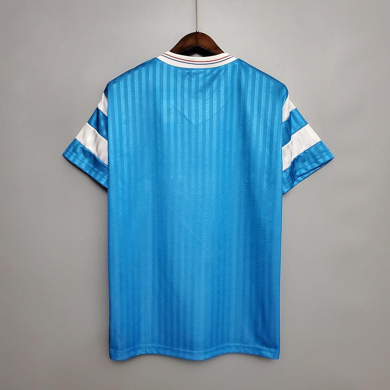 Camiseta Olympique de Marseille Retro 1990 - Azul