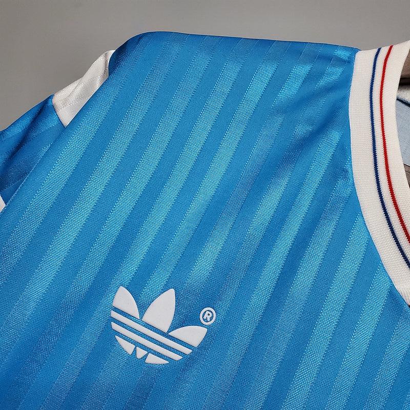 Camiseta Olympique de Marseille Retro 1990 - Azul