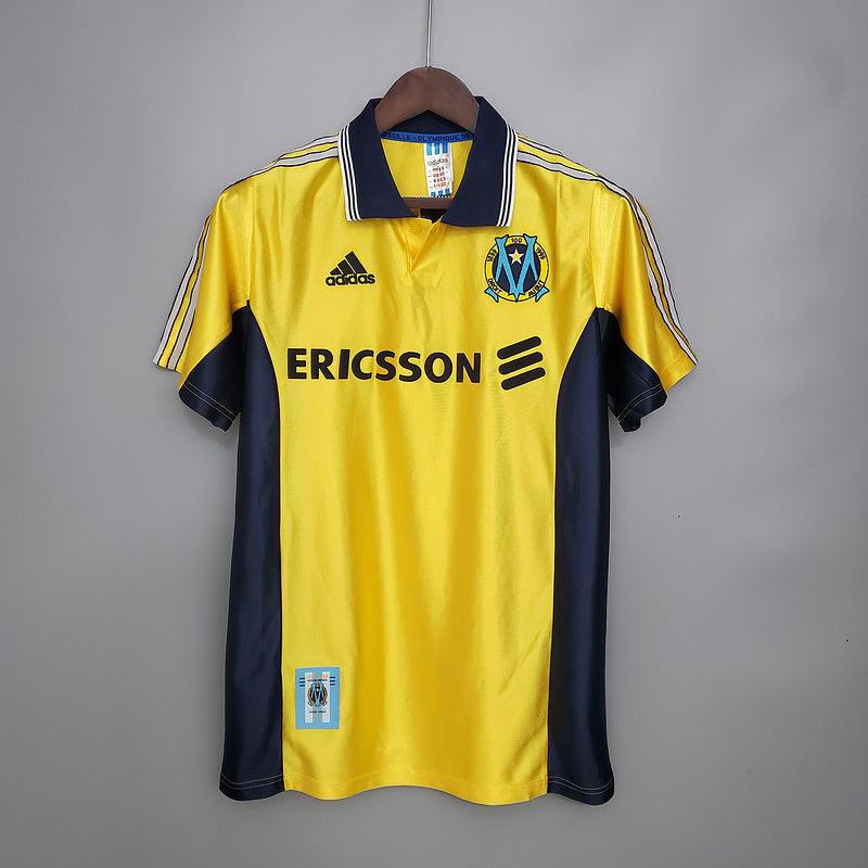 Camiseta Olympique de Marseille Retro 1998/1999 - Amarillo