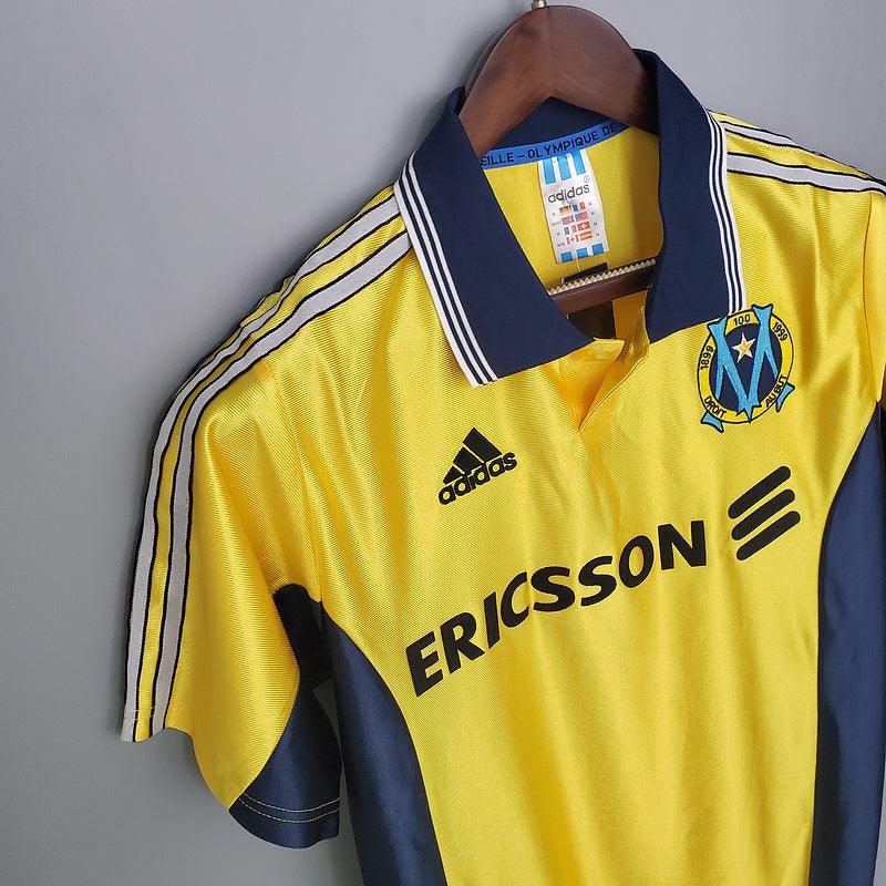 Camiseta Olympique de Marseille Retro 1998/1999 - Amarillo