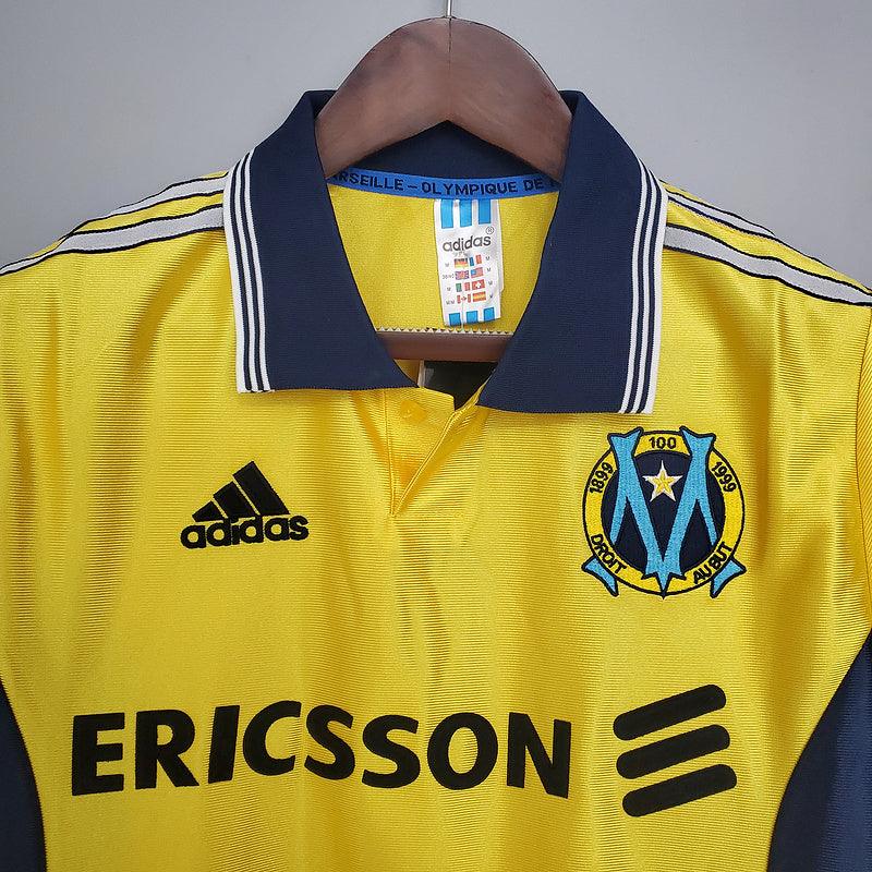 Camiseta Olympique de Marseille Retro 1998/1999 - Amarillo