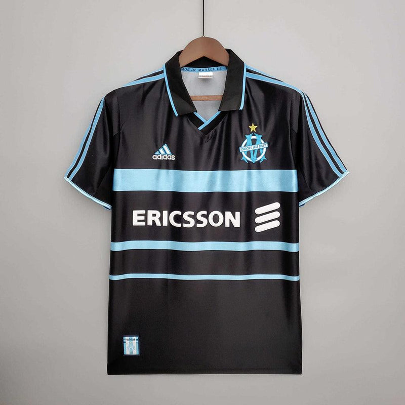 Camiseta Olympique de Marseille Retro 1999/2000 - Negro