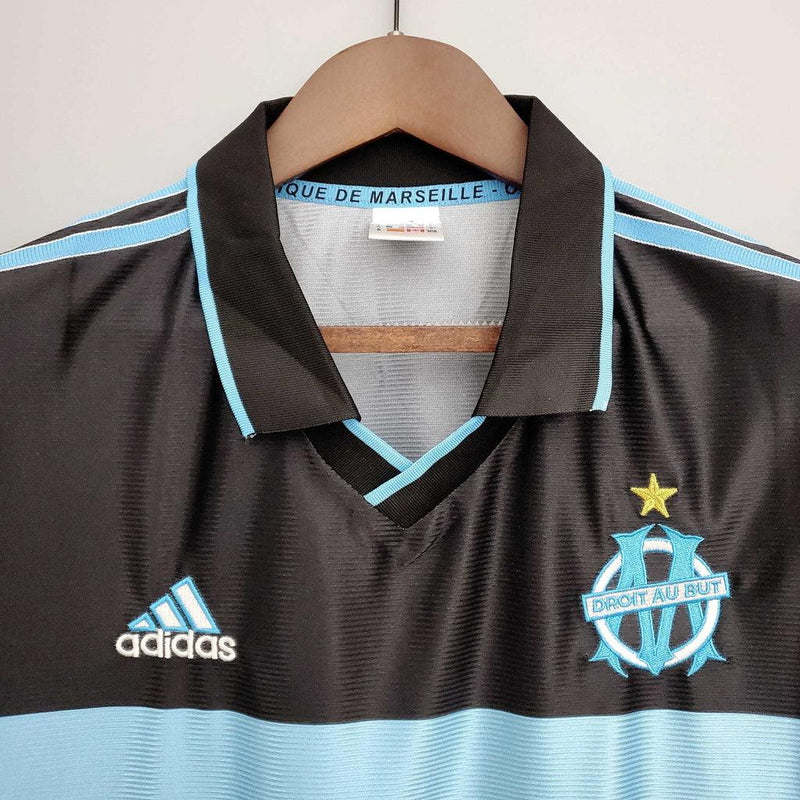 Camiseta Olympique de Marseille Retro 1999/2000 - Negro