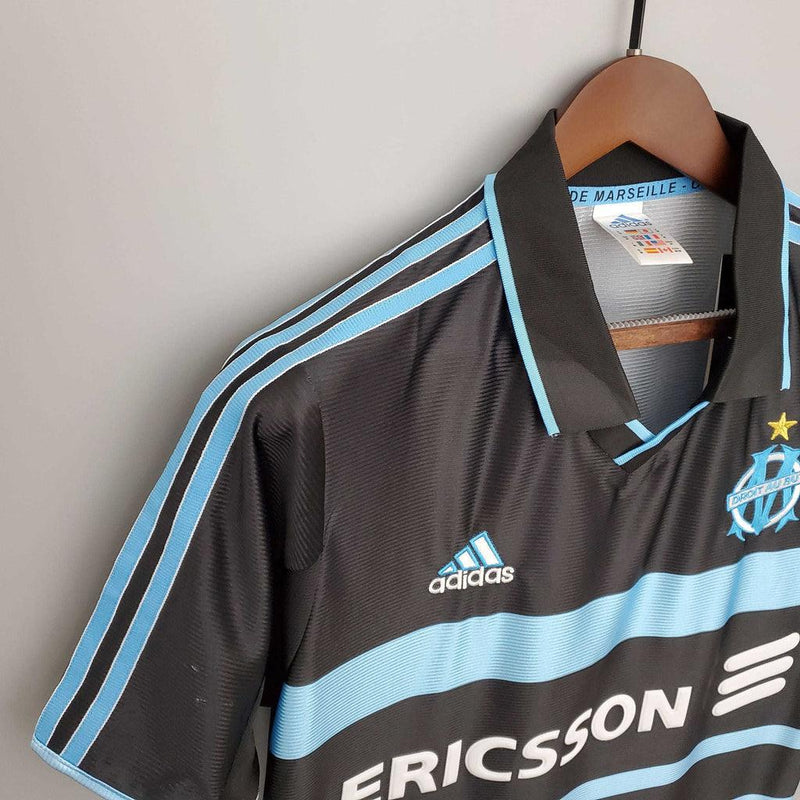 Camiseta Olympique de Marseille Retro 1999/2000 - Negro