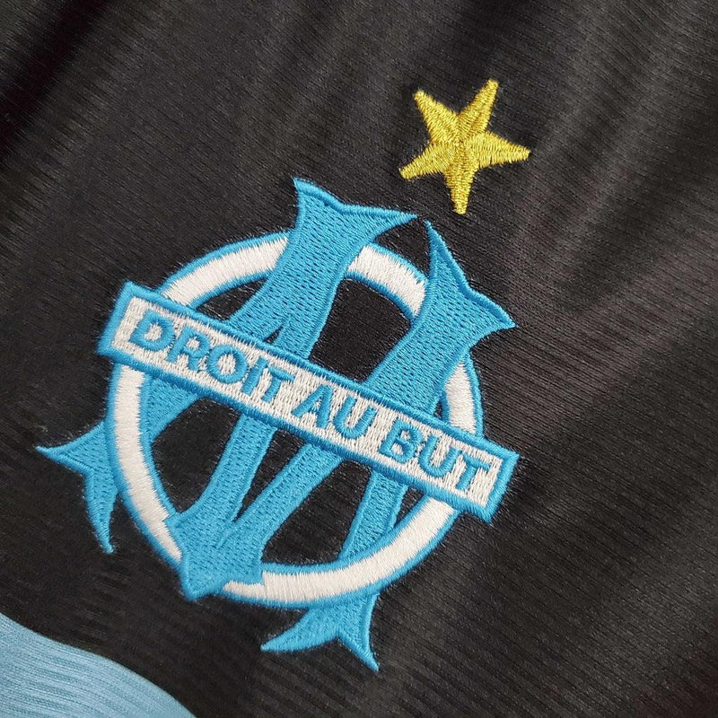 Camiseta Olympique de Marseille Retro 1999/2000 - Negro