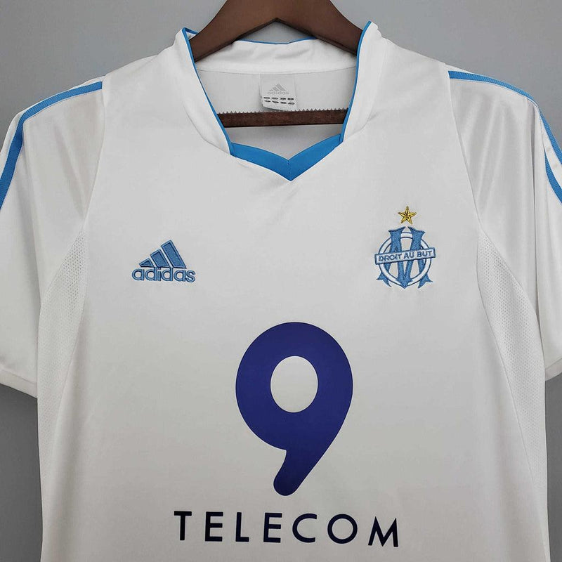 Camiseta Olympique de Marseille Retro 2002/2003 - Blanco