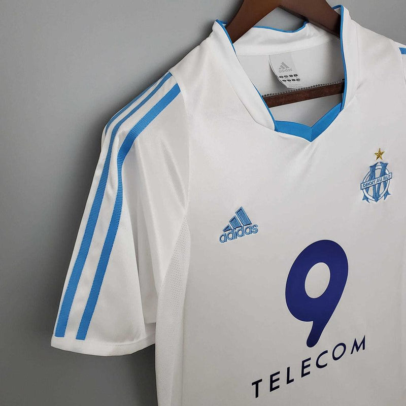 Camiseta Olympique de Marseille Retro 2002/2003 - Blanco