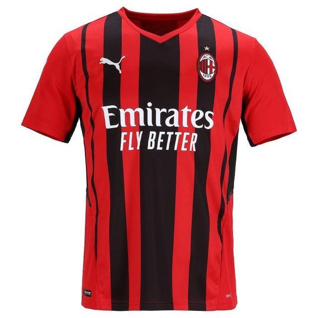 Camisa Milan I 21/22 Puma - Negro e Rojo