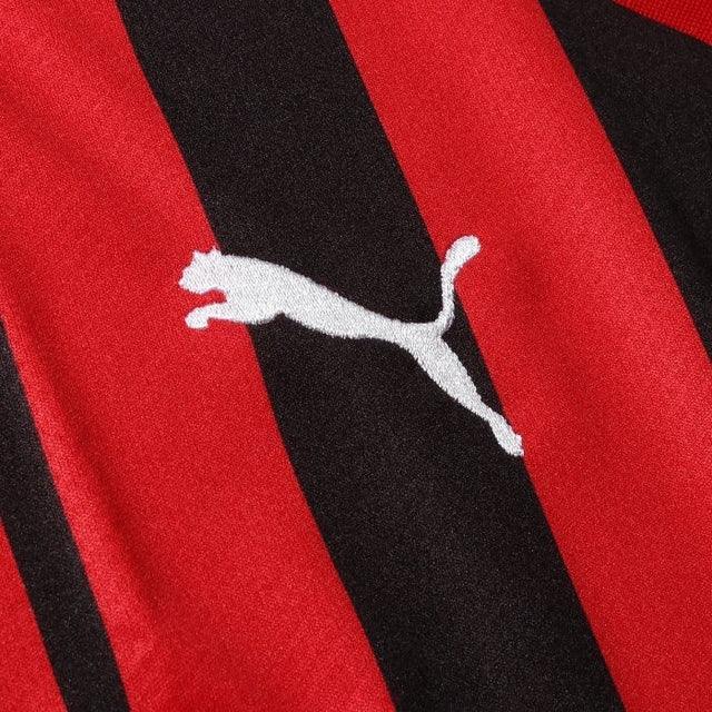 Camisa Milan I 21/22 Puma - Negro e Rojo