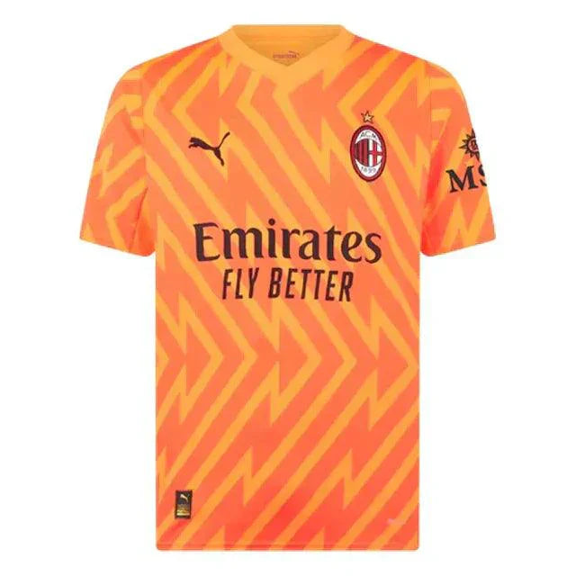 Camisa Milan Portero 23/24 s/n° Hincha Masculino - Naranja