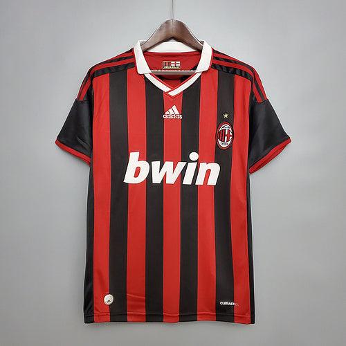 Camiseta Milan Retro 2009/2010 - Rojo/Negro