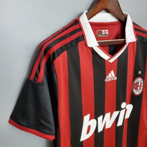 Camiseta Milan Retro 2009/2010 - Rojo/Negro