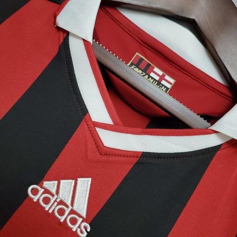 Camiseta Milan Retro 2009/2010 - Rojo/Negro