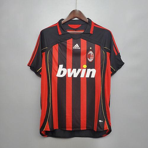 Camiseta Milan Retro 2006/2007 - Rojo/Negro