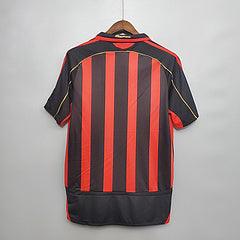 Camiseta Milan Retro 2006/2007 - Rojo/Negro