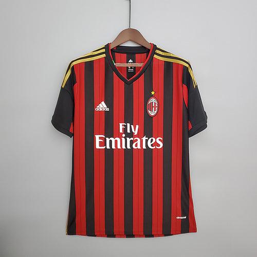 Camiseta Milan Retro 2013/2014 - Rojo/Negro