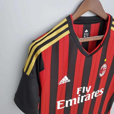 Camiseta Milan Retro 2013/2014 - Rojo/Negro