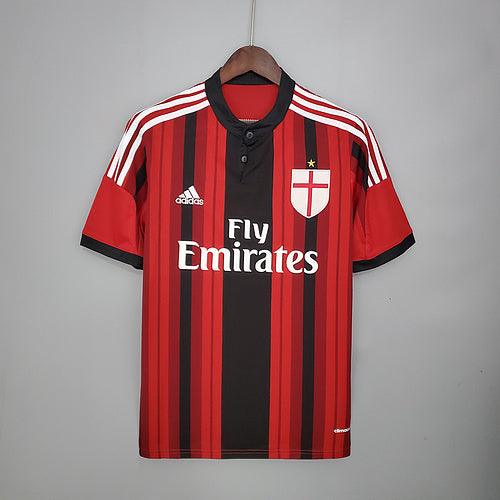 Camiseta Milan Retro 2014/2015 - Rojo/Negro