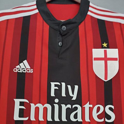 Camiseta Milan Retro 2014/2015 - Rojo/Negro