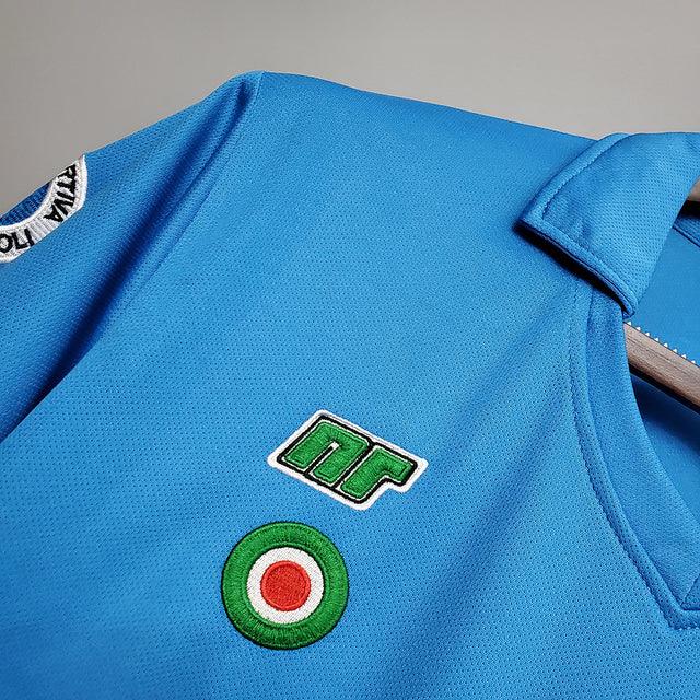 Camiseta Napoli Retro 1987/1988 - Azul