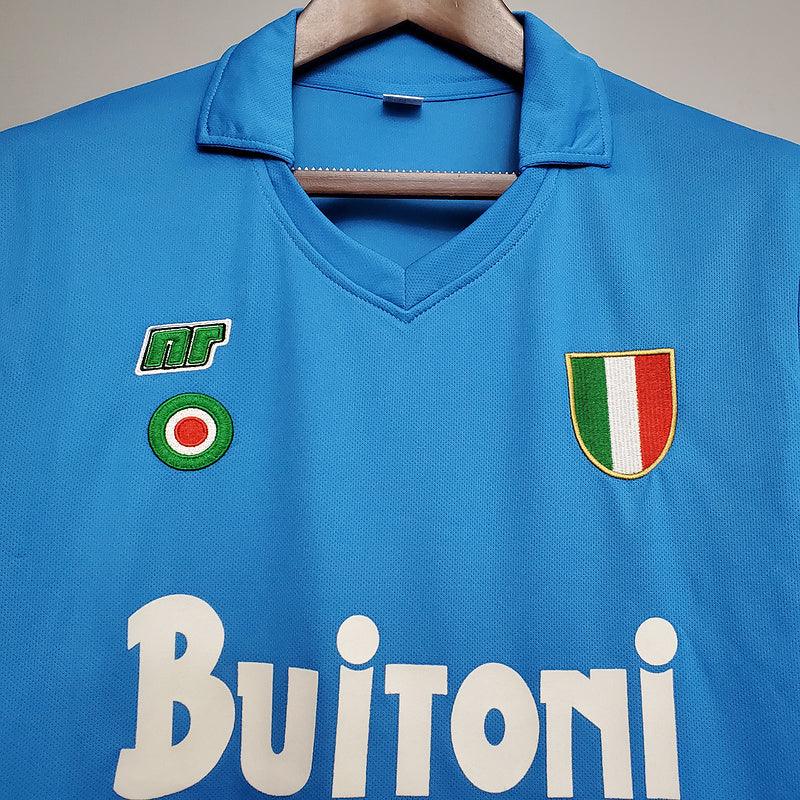 Camiseta Napoli Retro 1987/1988 - Azul