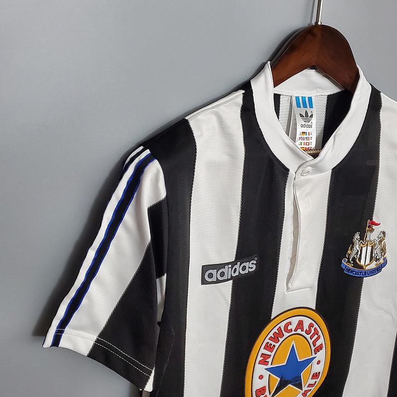 Camiseta Newcastle Retro 1995/1997 - Negro/Blanco