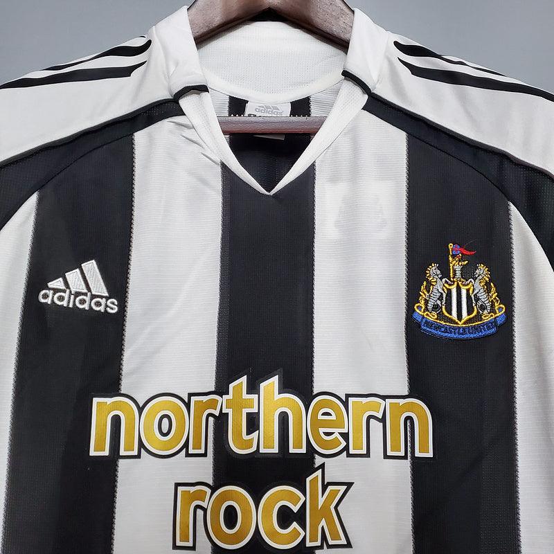 Camiseta Newcastle Retro 2005/2006 - Negro/Blanco