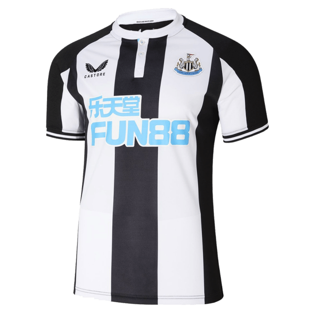 Camisa Newcastle United I 21/22 Castore - Negro y Blanco