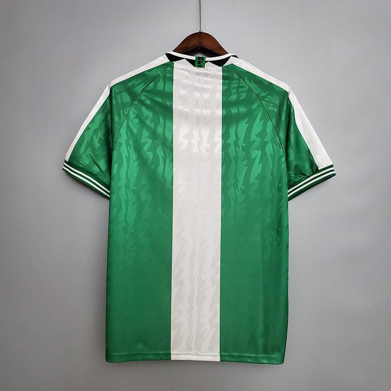 Camiseta Nigeria Retro 1996 Verde/Blanco