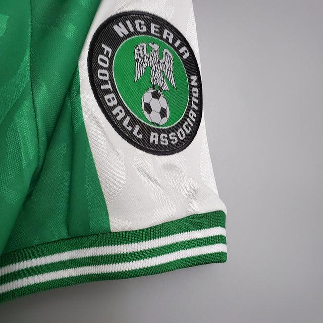 Camiseta Nigeria Retro 1996 Verde/Blanco