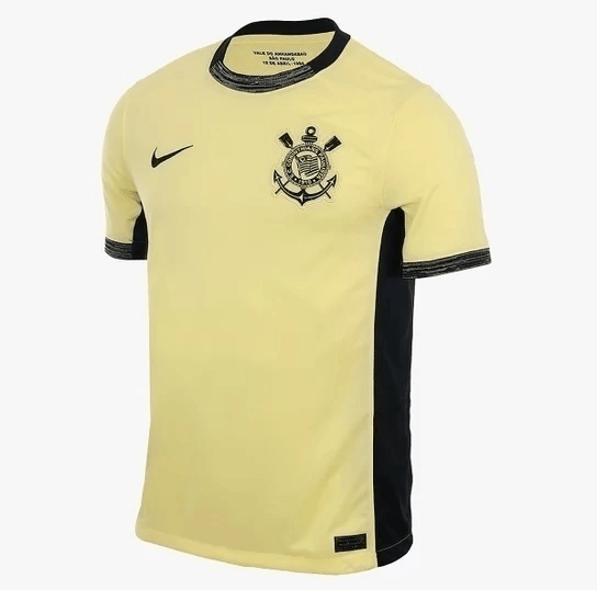 Camisa Nike Corinthians III 2023/24 - Amarillo